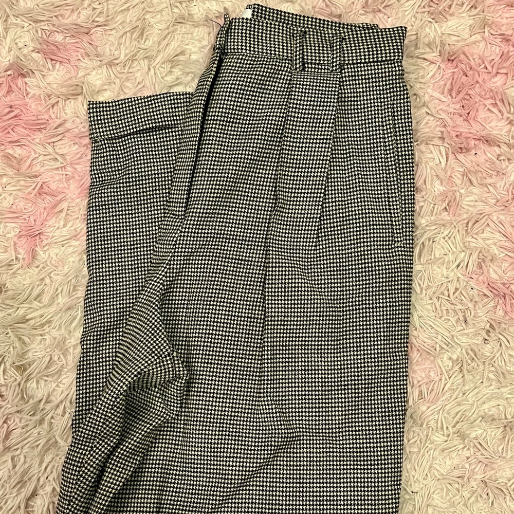 Saks Fifth Avenue houndstooth pants